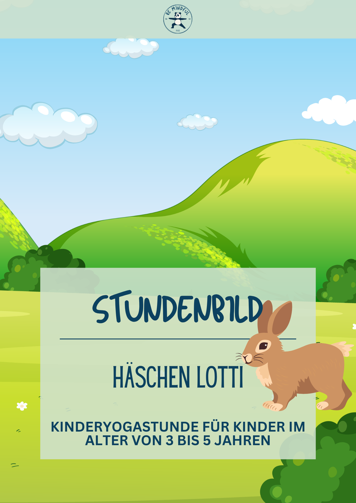 Kinderyoga – Stundenbild: Häschen Lotti